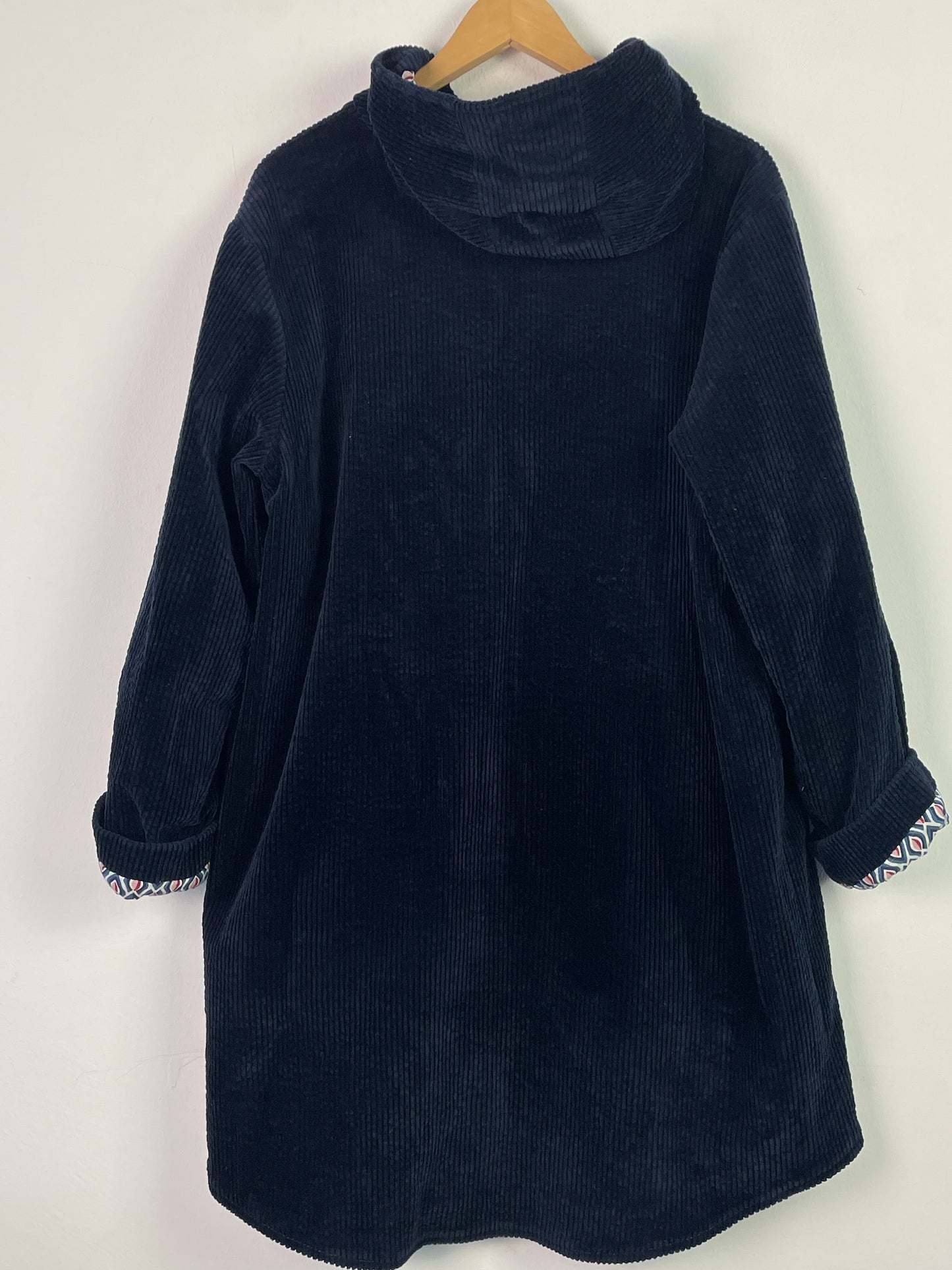 Vintage Damen Mantel Gr XL Farbe marineblau