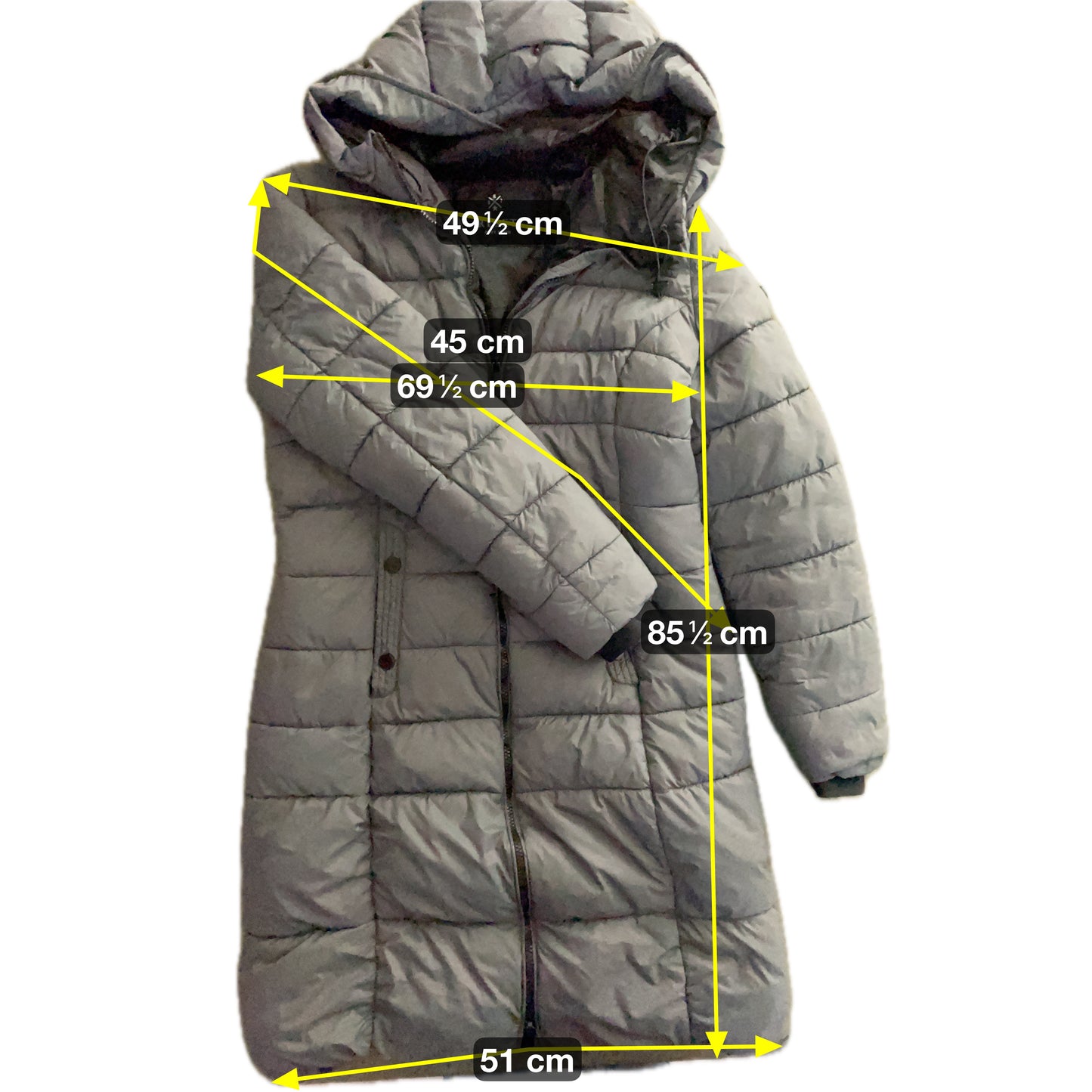 Reset Fifty Senden Damen mantel Gr M Farbe grau