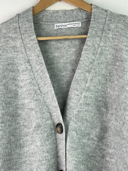 Bershka Damen Jacke Gr S Farbe grau