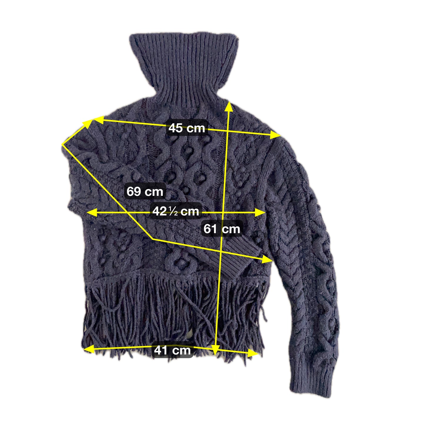 Zara Damen Pullover Gr L Farbe schwarz