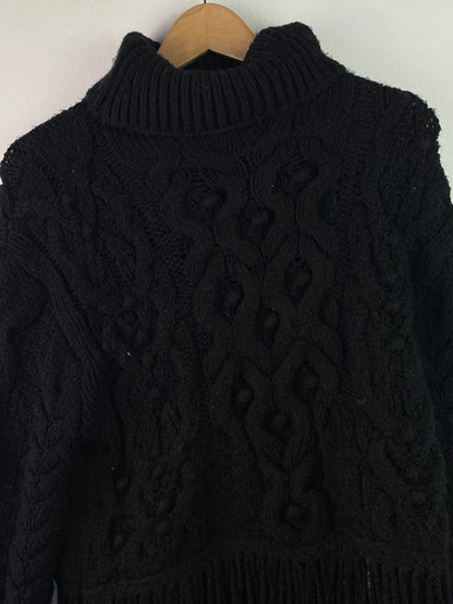Zara Damen Pullover Gr L Farbe schwarz