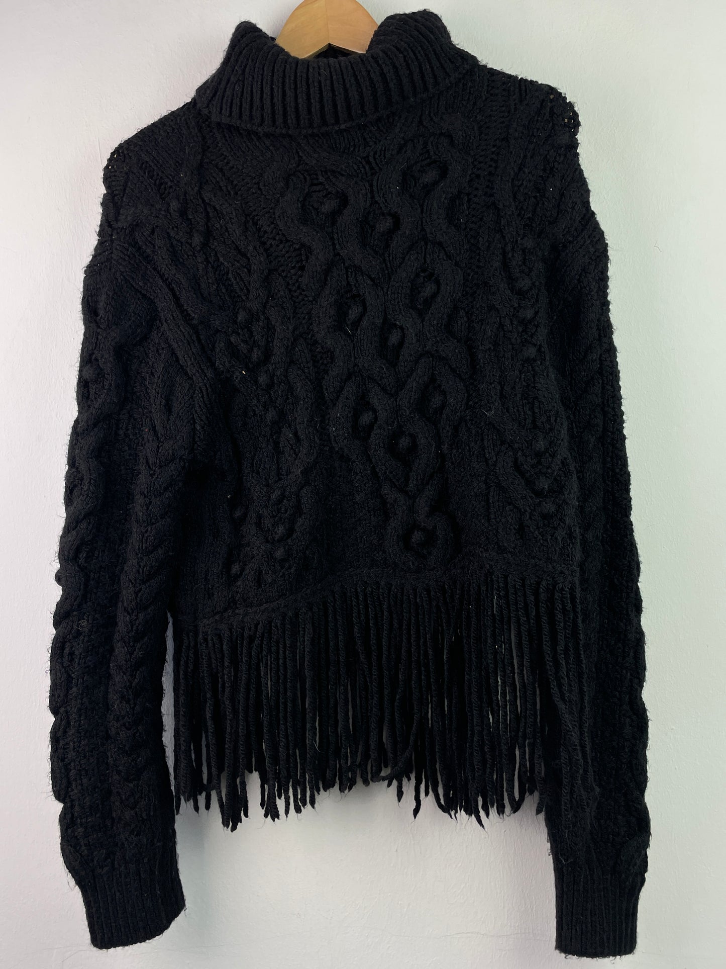 Zara Damen Pullover Gr L Farbe schwarz