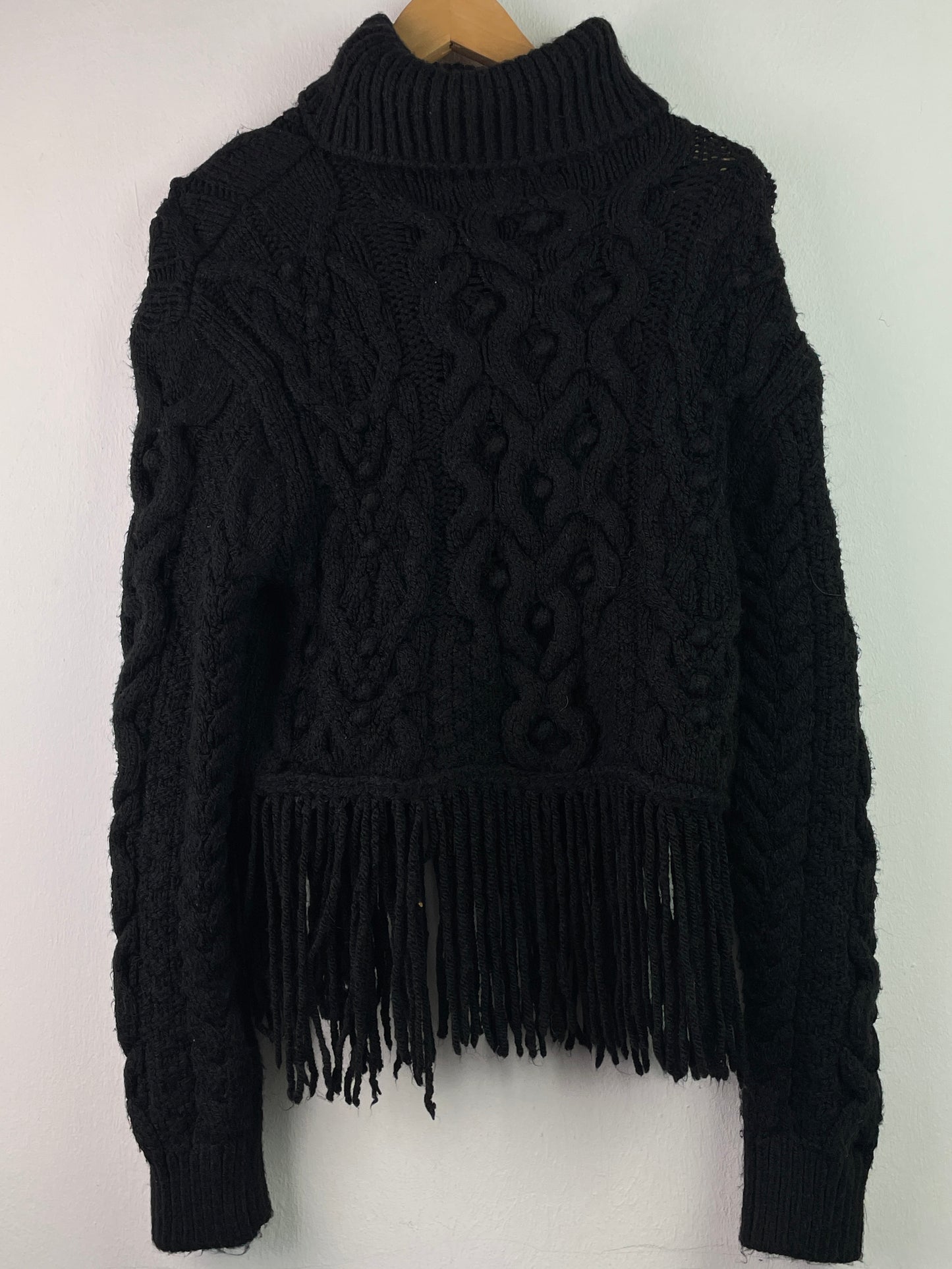 Zara Damen Pullover Gr L Farbe schwarz