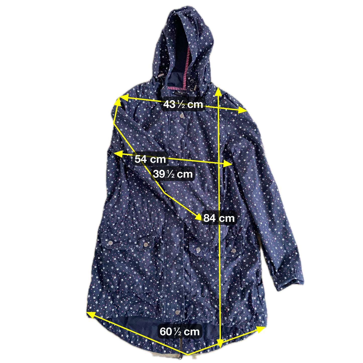 Gina Damen Jacke mit Sternenmuster Gr XL Farbe grau