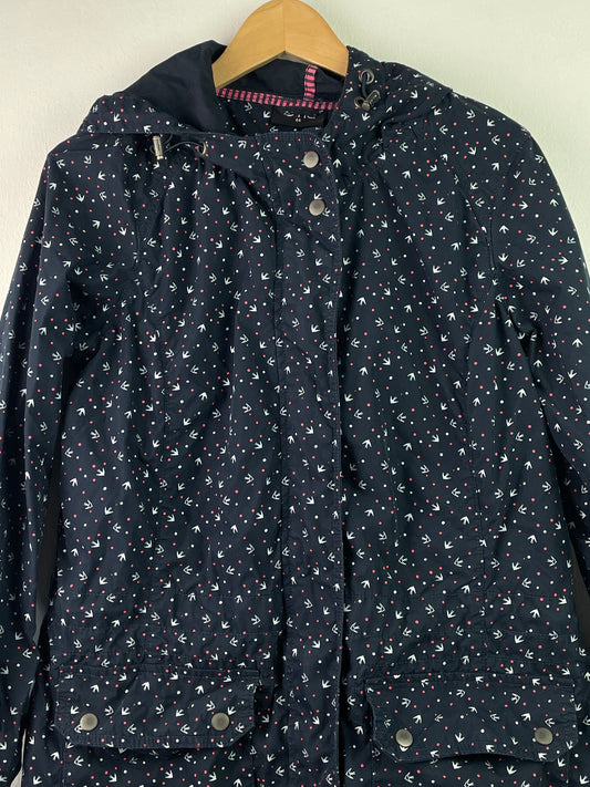 Gina Damen Jacke mit Sternenmuster Gr XL Farbe grau