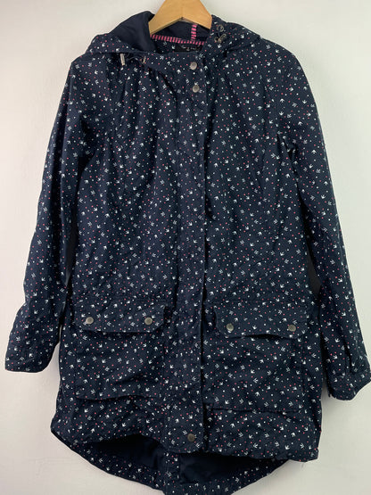 Gina Damen Jacke mit Sternenmuster Gr XL Farbe grau