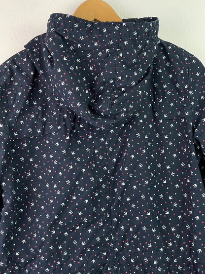 Gina Damen Jacke mit Sternenmuster Gr XL Farbe grau