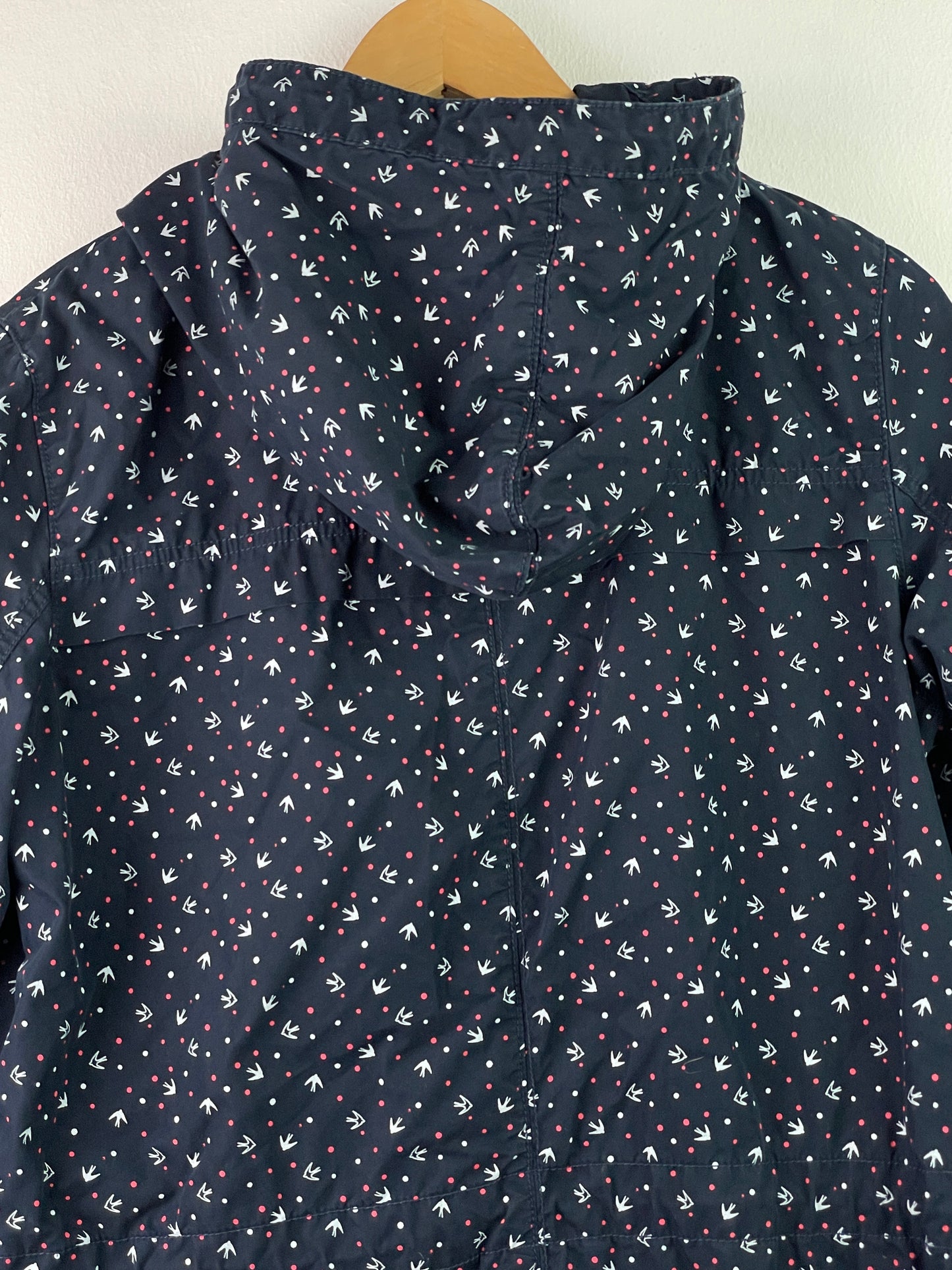 Gina Damen Jacke mit Sternenmuster Gr XL Farbe grau