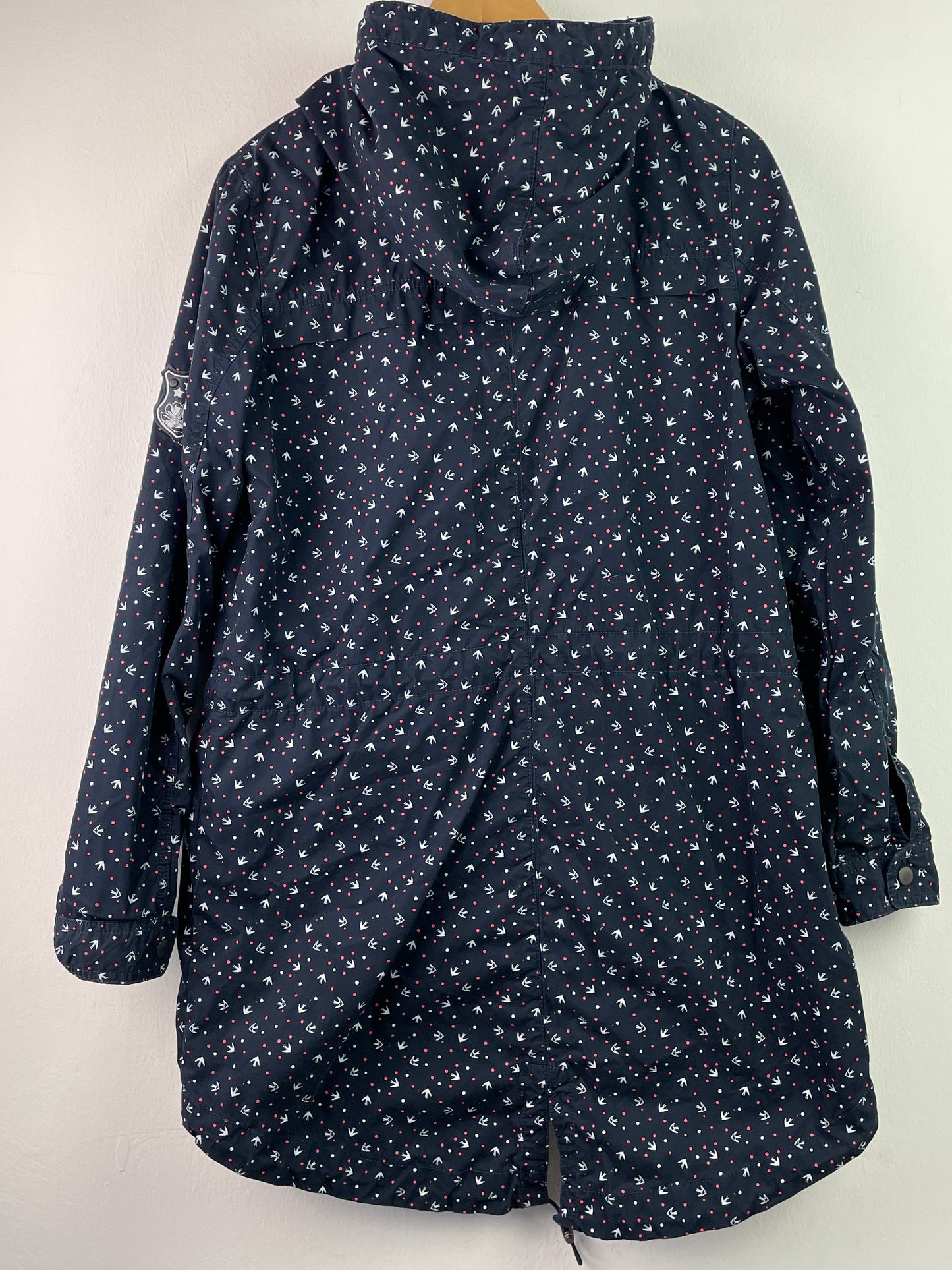 Gina Damen Jacke mit Sternenmuster Gr XL Farbe grau