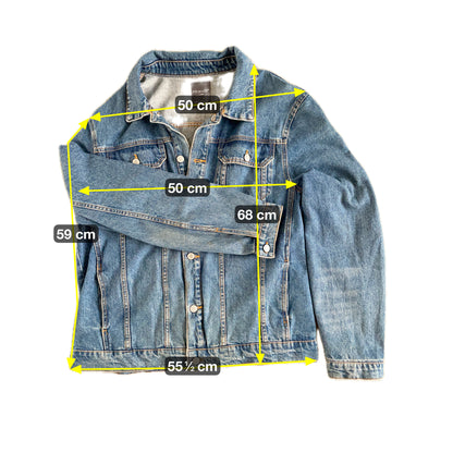 Primark Herren Jeansjacke Gr L Farbe blau