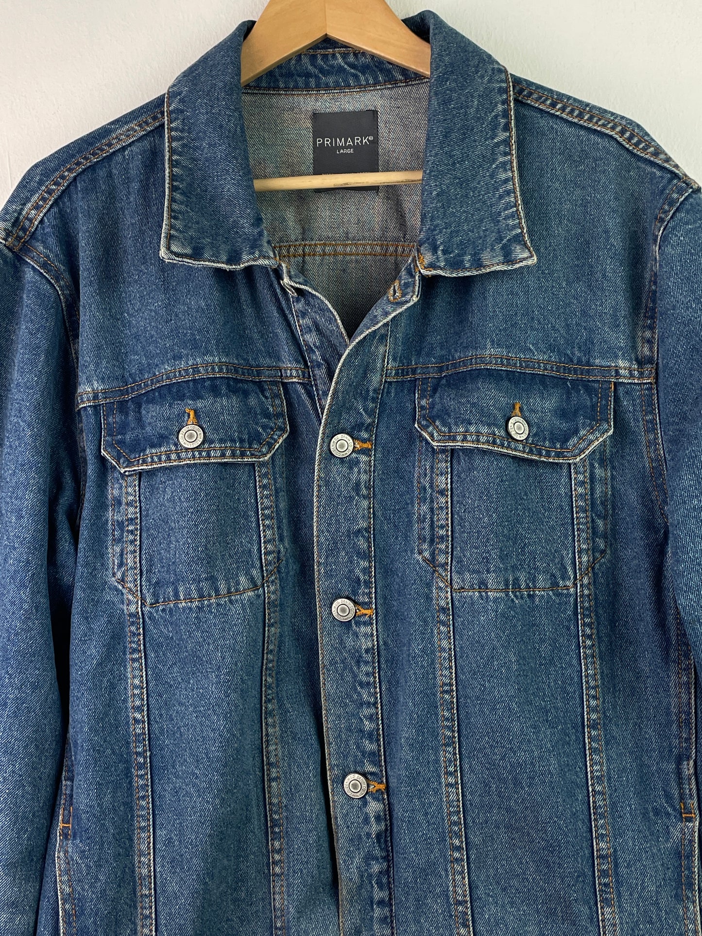 Primark Herren Jeansjacke Gr L Farbe blau