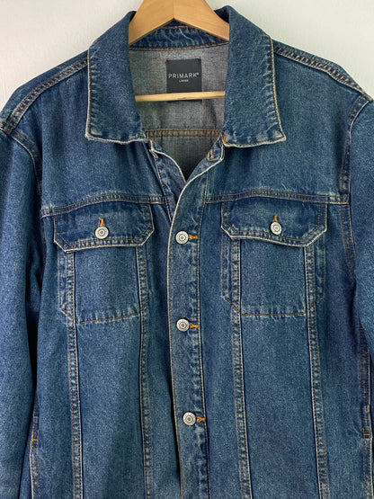 Primark Herren Jeansjacke Gr L Farbe blau