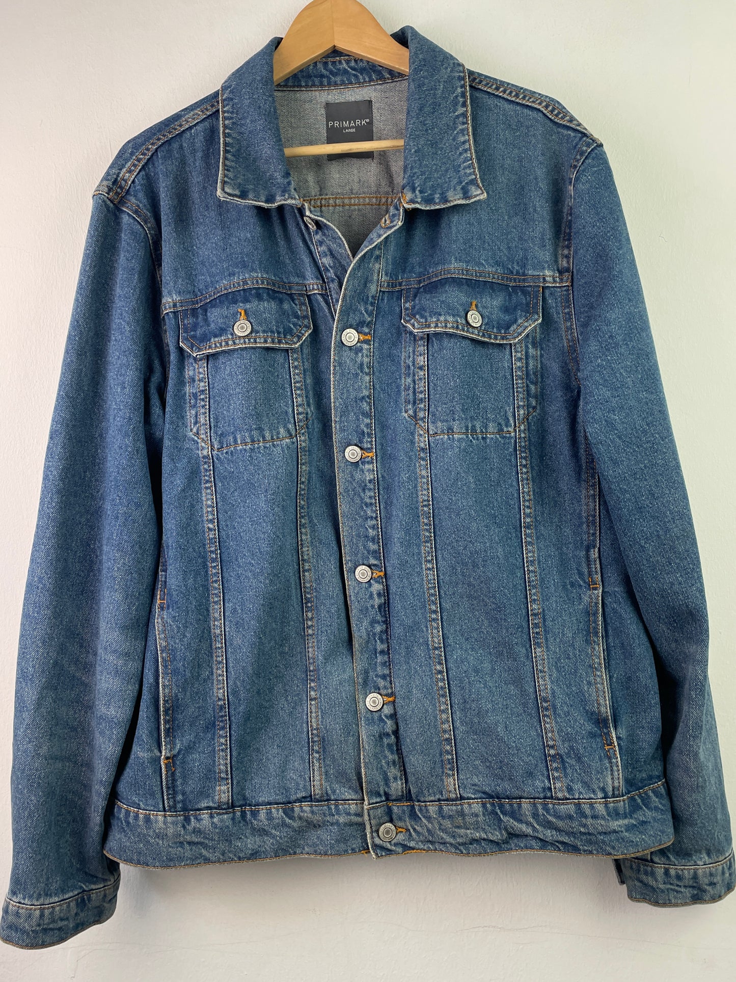 Primark Herren Jeansjacke Gr L Farbe blau