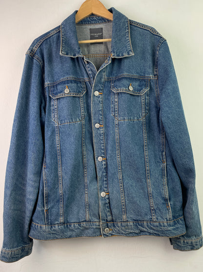 Primark Herren Jeansjacke Gr L Farbe blau