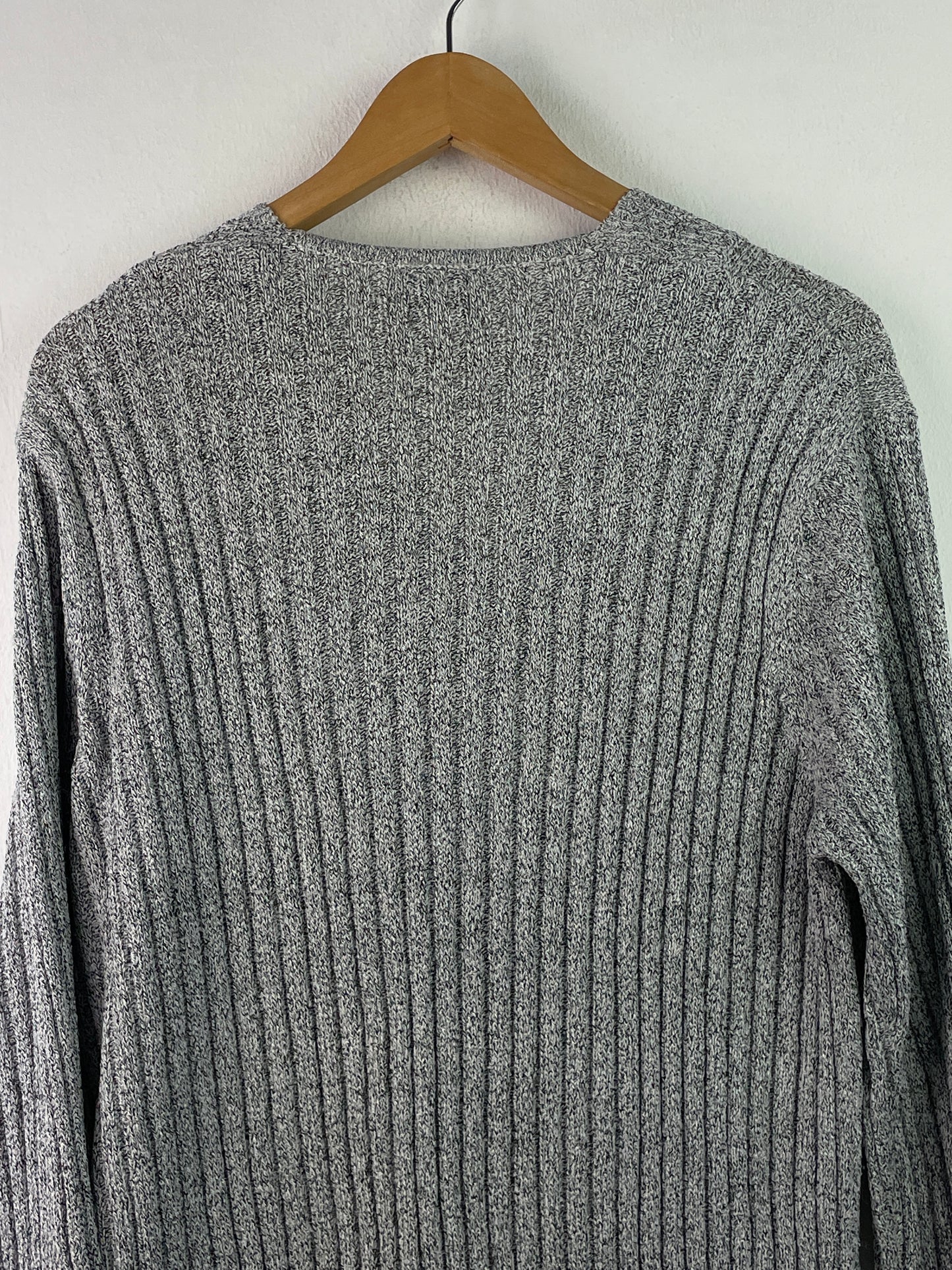 Vintage Damen Pullover Gr XL Farbe grau