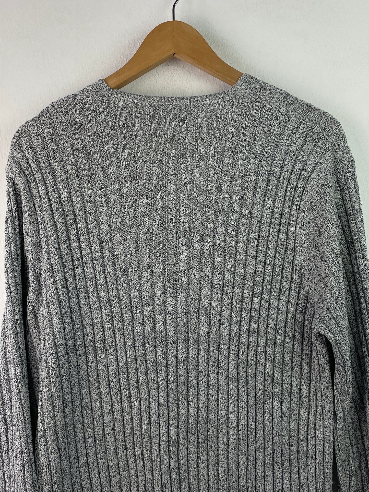 Vintage Damen Pullover Gr XL Farbe grau