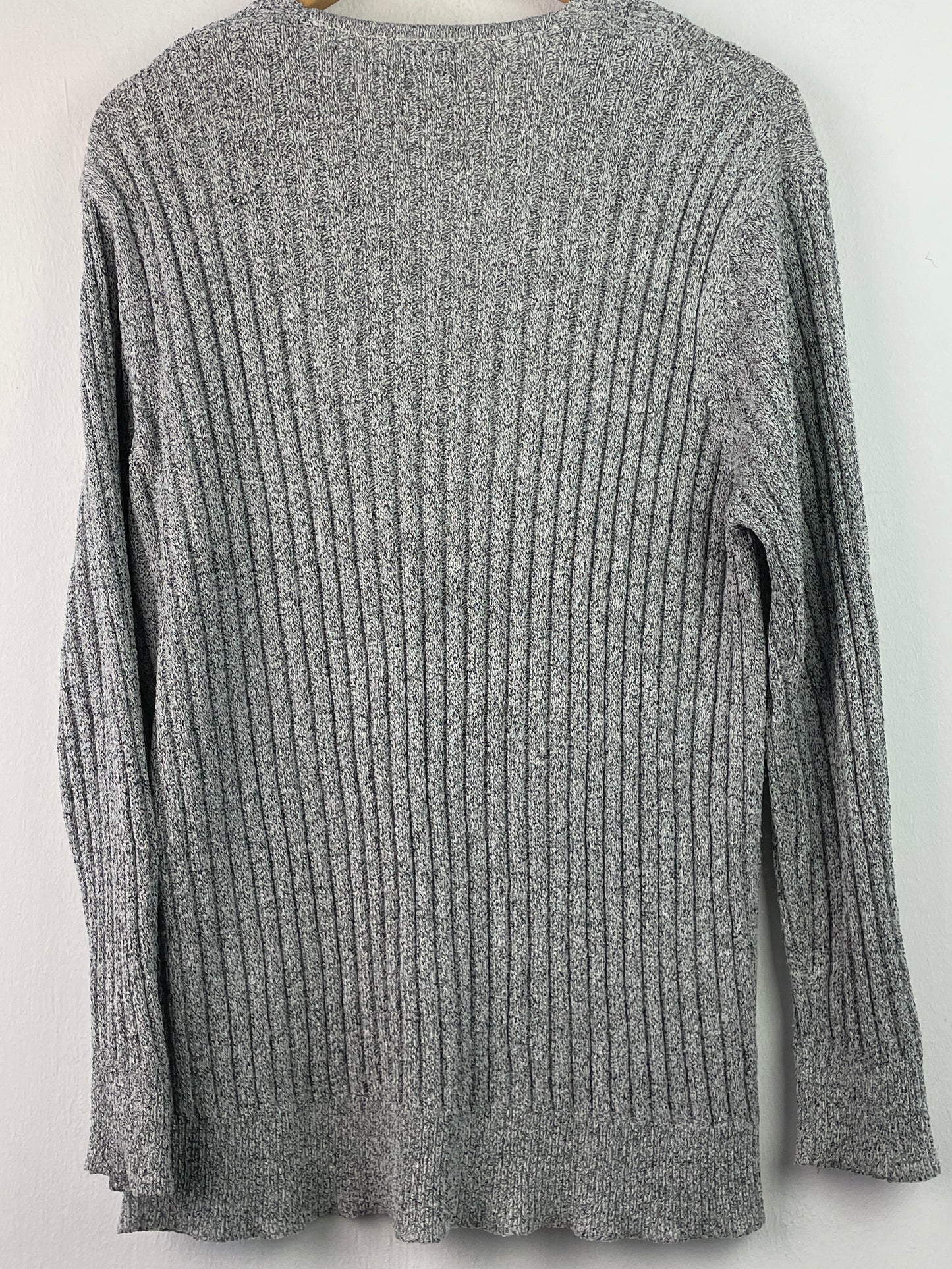 Vintage Damen Pullover Gr XL Farbe grau