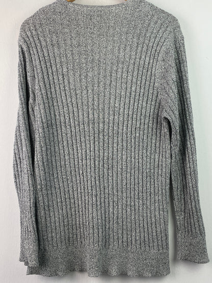 Vintage Damen Pullover Gr XL Farbe grau