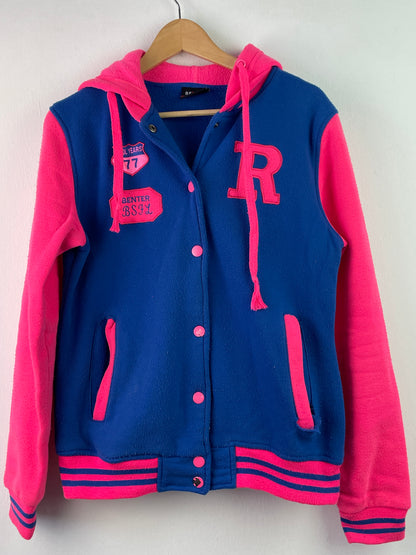 Benter Damen College Jacke Gr XL Farbe pink blau