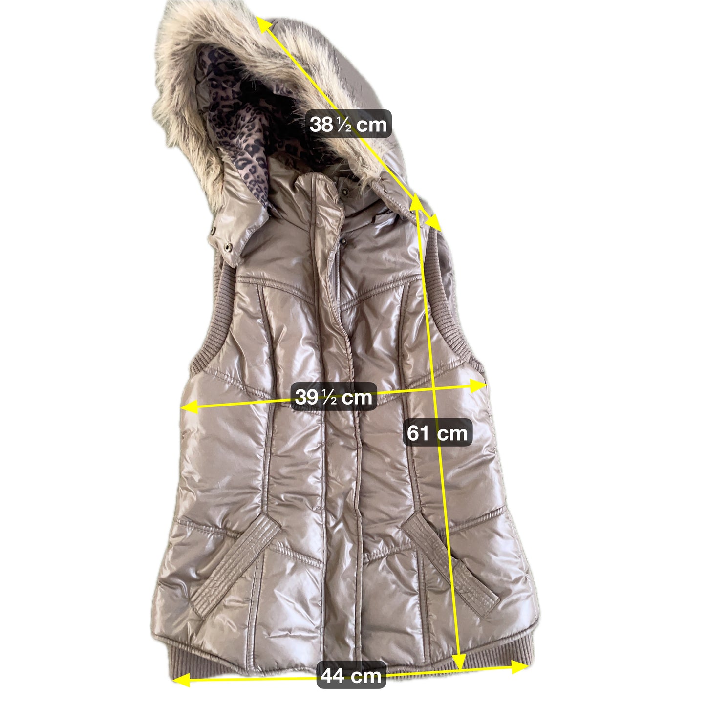 Colors of the World Damen Weste Gr M Farbe gold