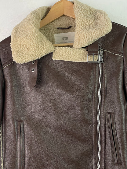 STR Damen Jacke Gr XS Farbe braun