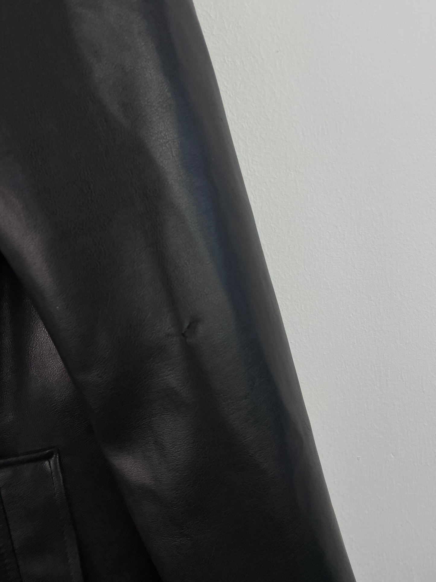 New Look Damen Mantel mit Fellkragen Gr M Farbe schwarz