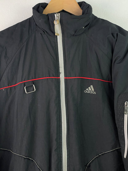 Adidas Herren Jacke Gr XL Farbe schwarz rot