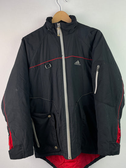 Adidas Herren Jacke Gr XL Farbe schwarz rot