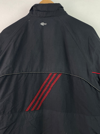 Adidas Herren Jacke Gr XL Farbe schwarz rot