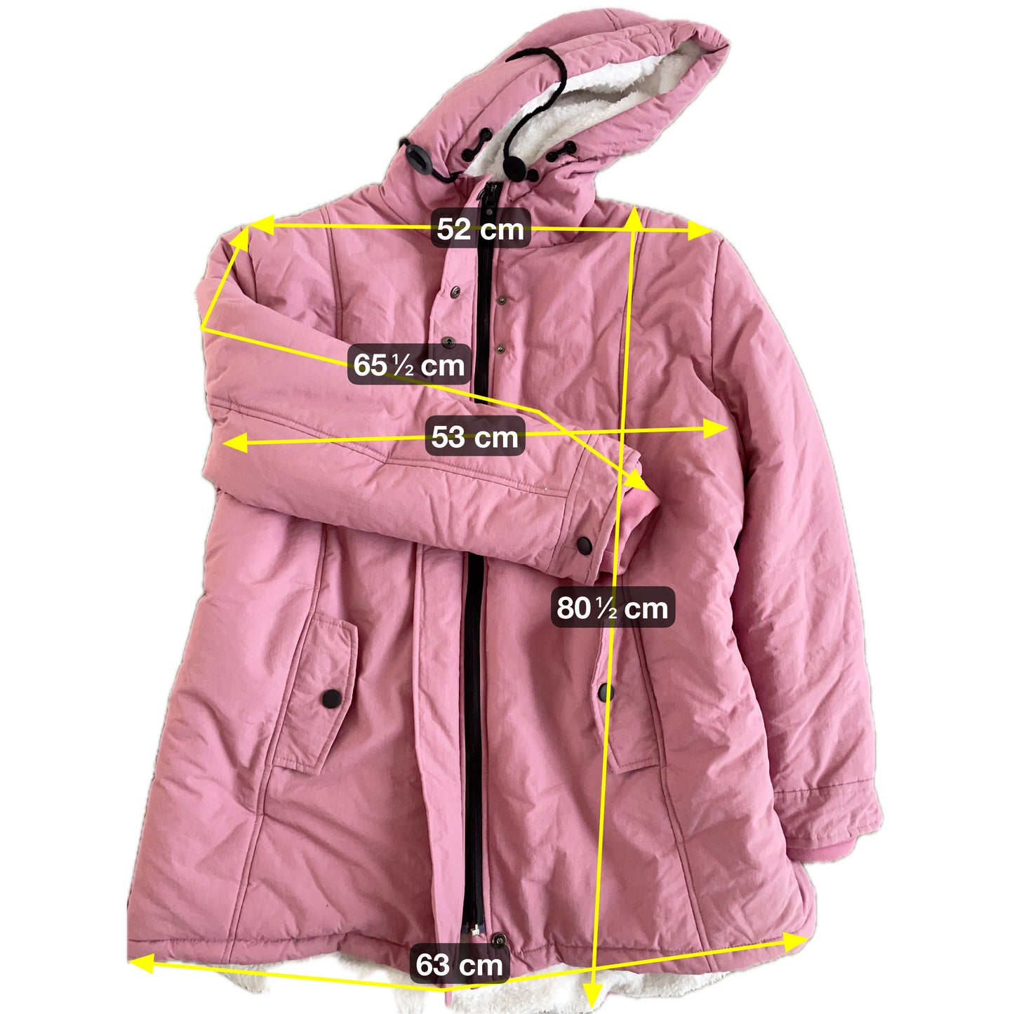 Vintage Damen Jacke Gr XXXL Farbe rosa