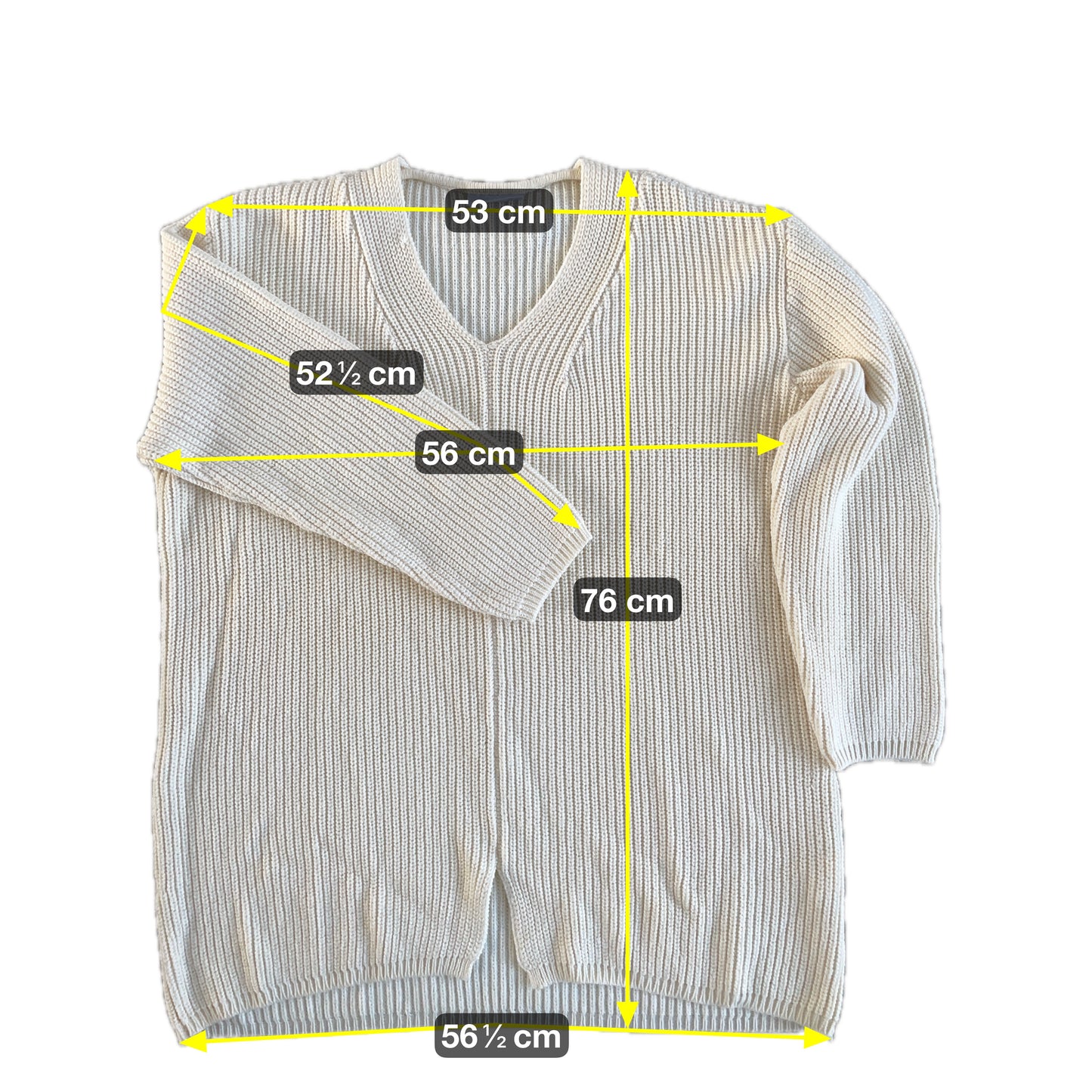 Tuzzi Damen Pullover aus Merino Wolle Gr XL Farbe creme