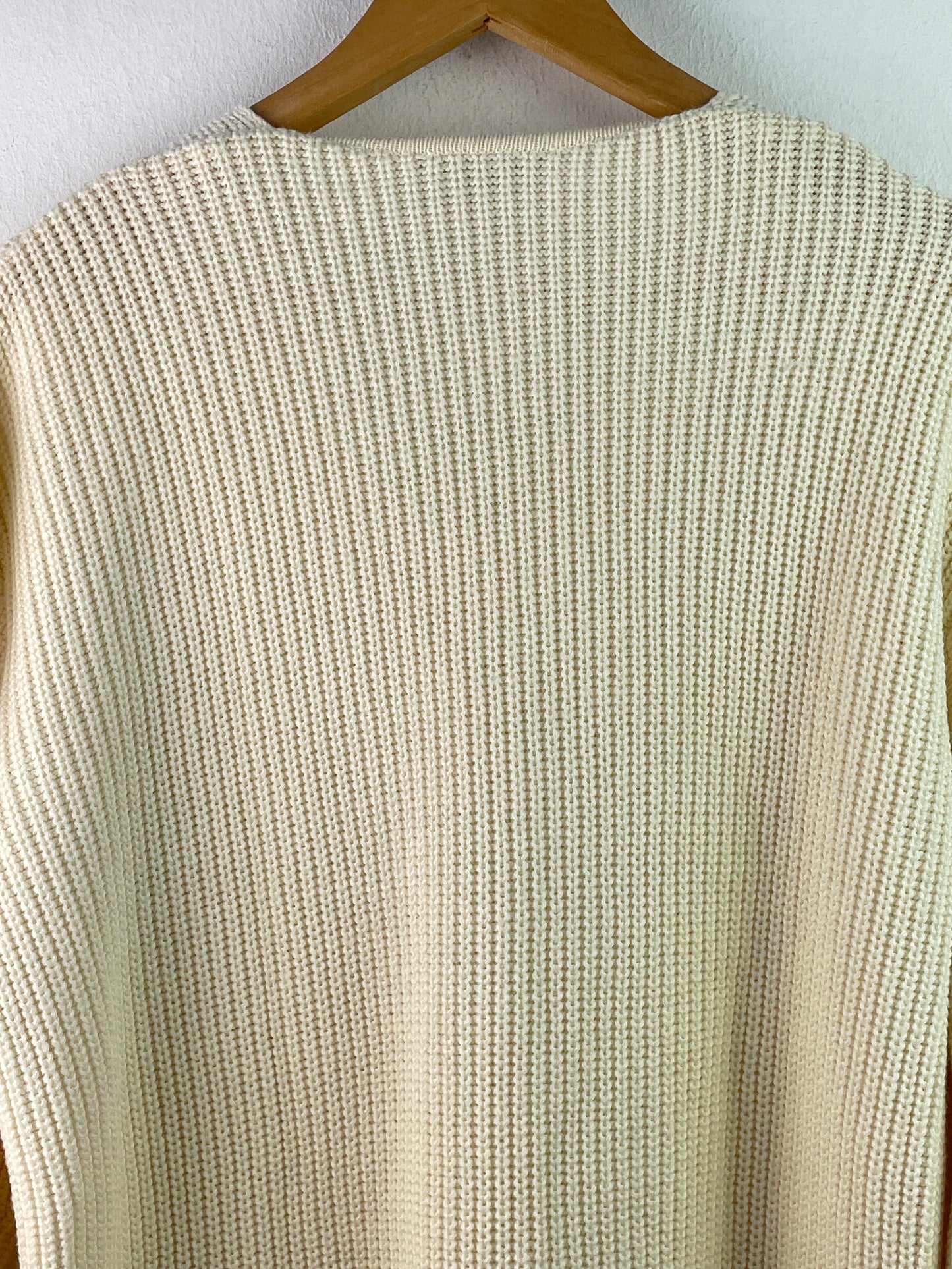 Tuzzi Damen Pullover aus Merino Wolle Gr XL Farbe creme