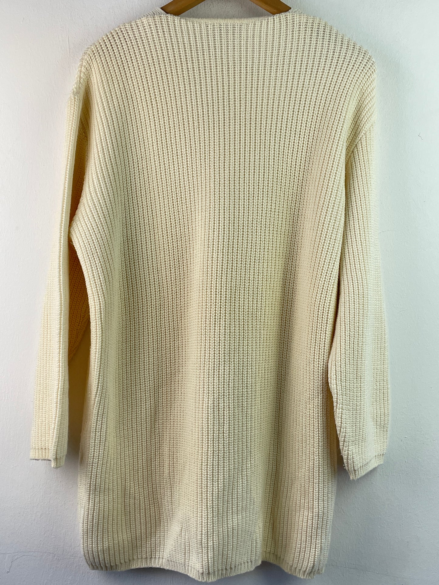 Tuzzi Damen Pullover aus Merino Wolle Gr XL Farbe creme