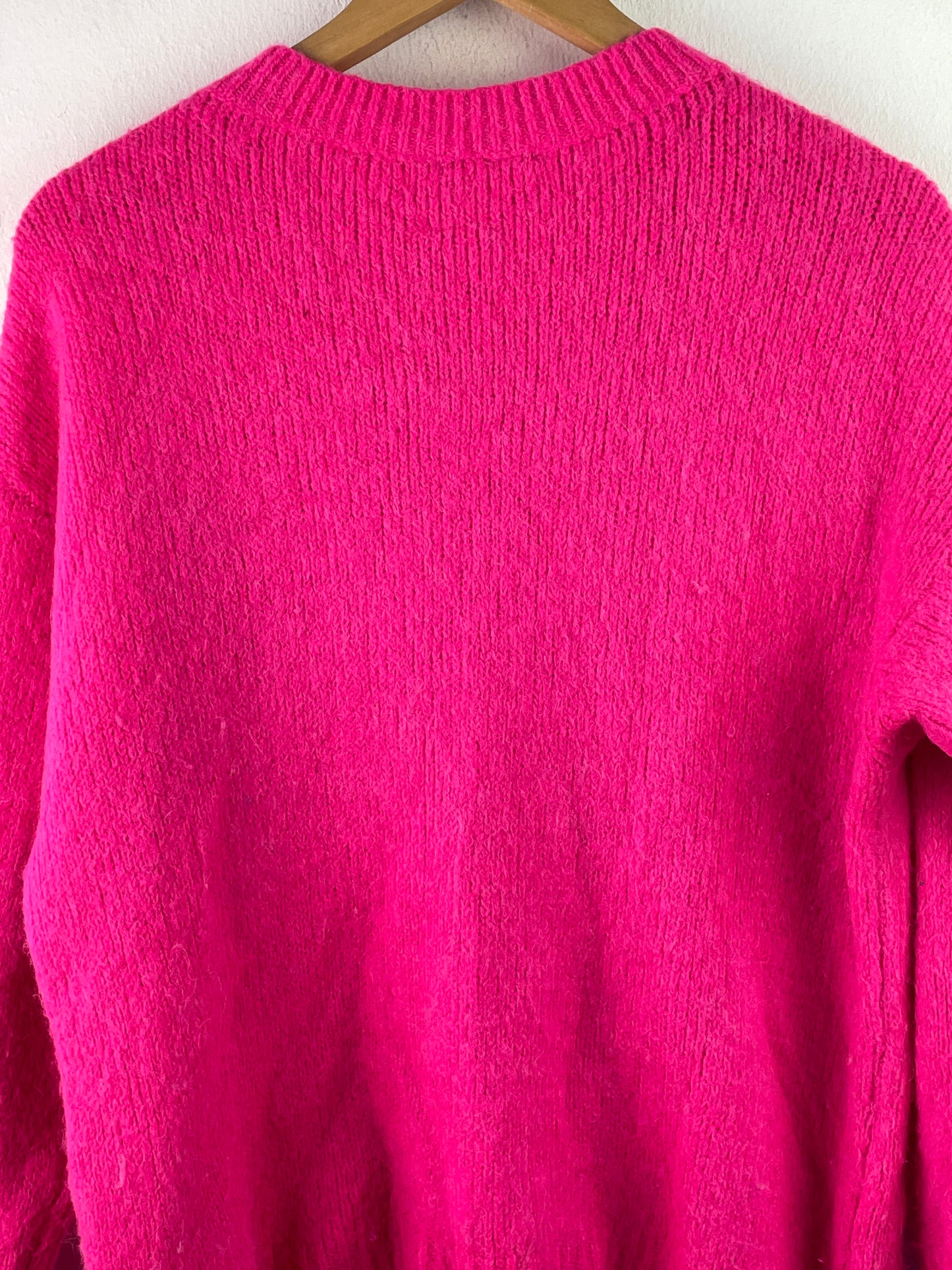 Choice Damen Pullover aus Alpaka Wolle Gr XL Farbe pink