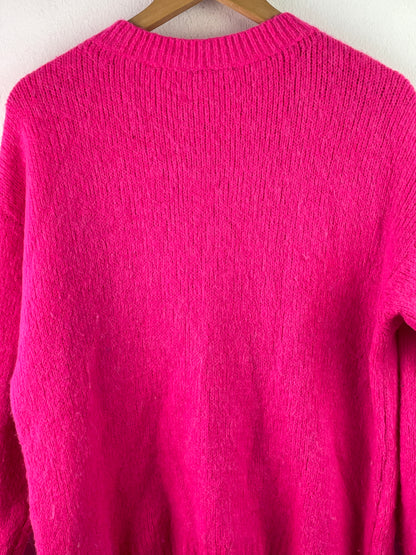 Choice Damen Pullover aus Alpaka Wolle Gr XL Farbe pink