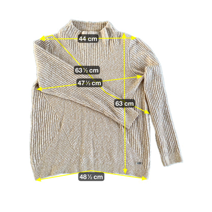 Multiblu Damen Pullover Gr XL Farbe beige