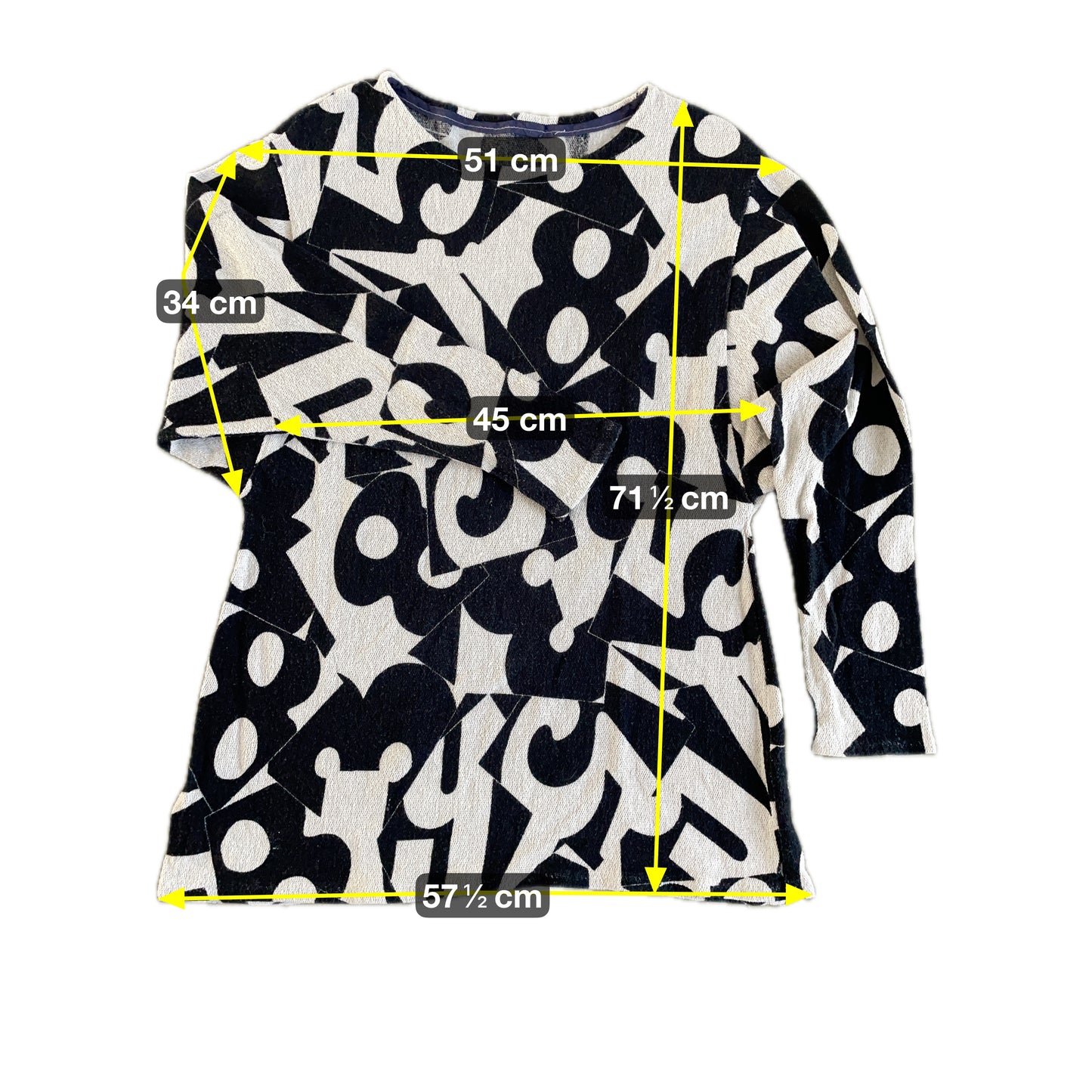 Vintage Damen Pullover Gr XXL Farbe schwarz grau