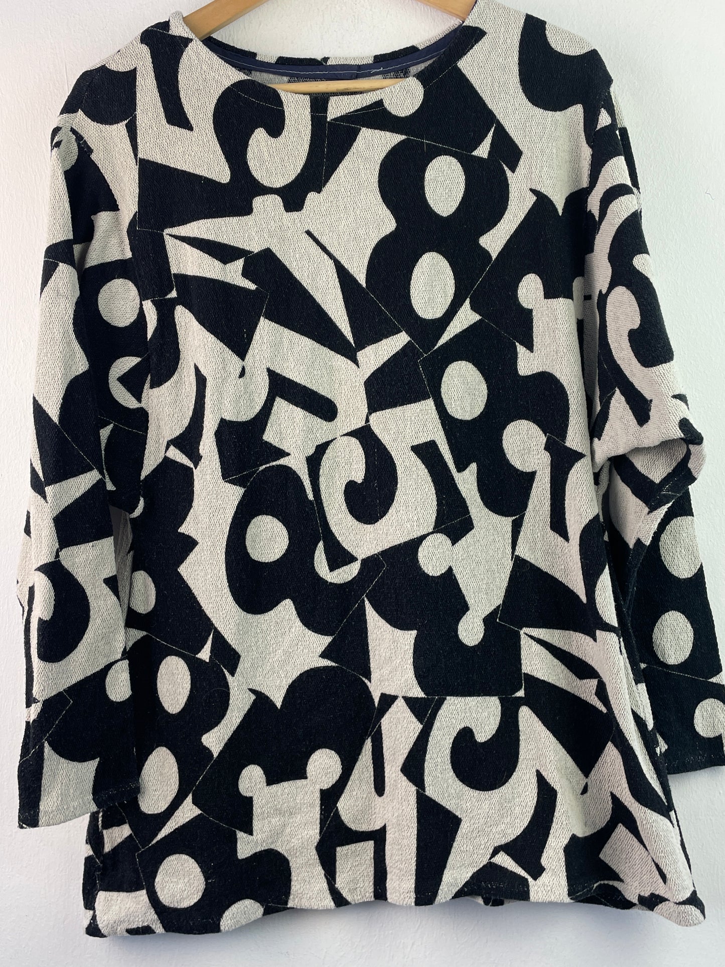 Vintage Damen Pullover Gr XXL Farbe schwarz grau