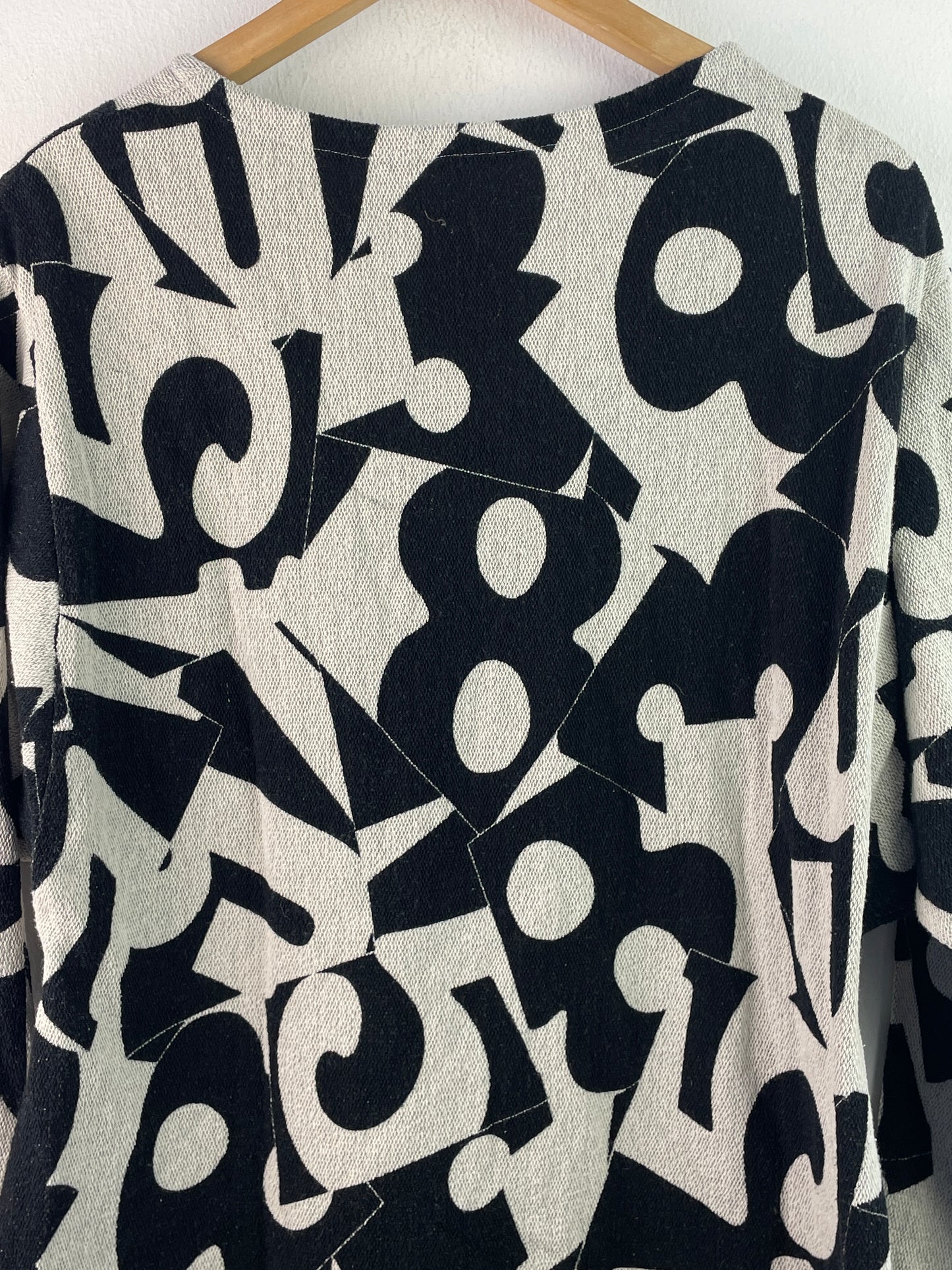 Vintage Damen Pullover Gr XXL Farbe schwarz grau