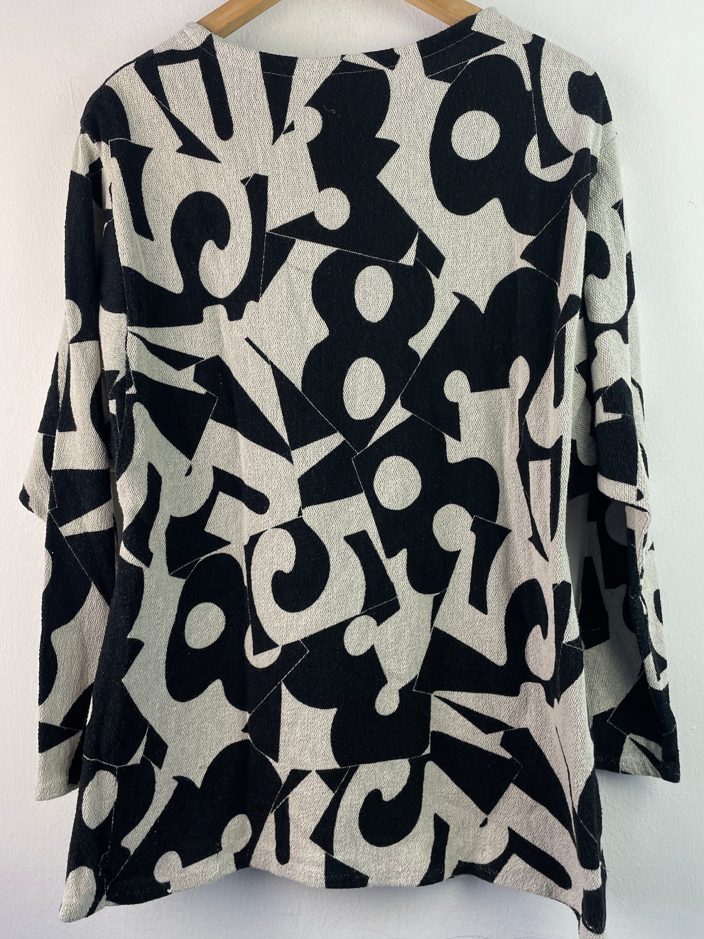 Vintage Damen Pullover Gr XXL Farbe schwarz grau