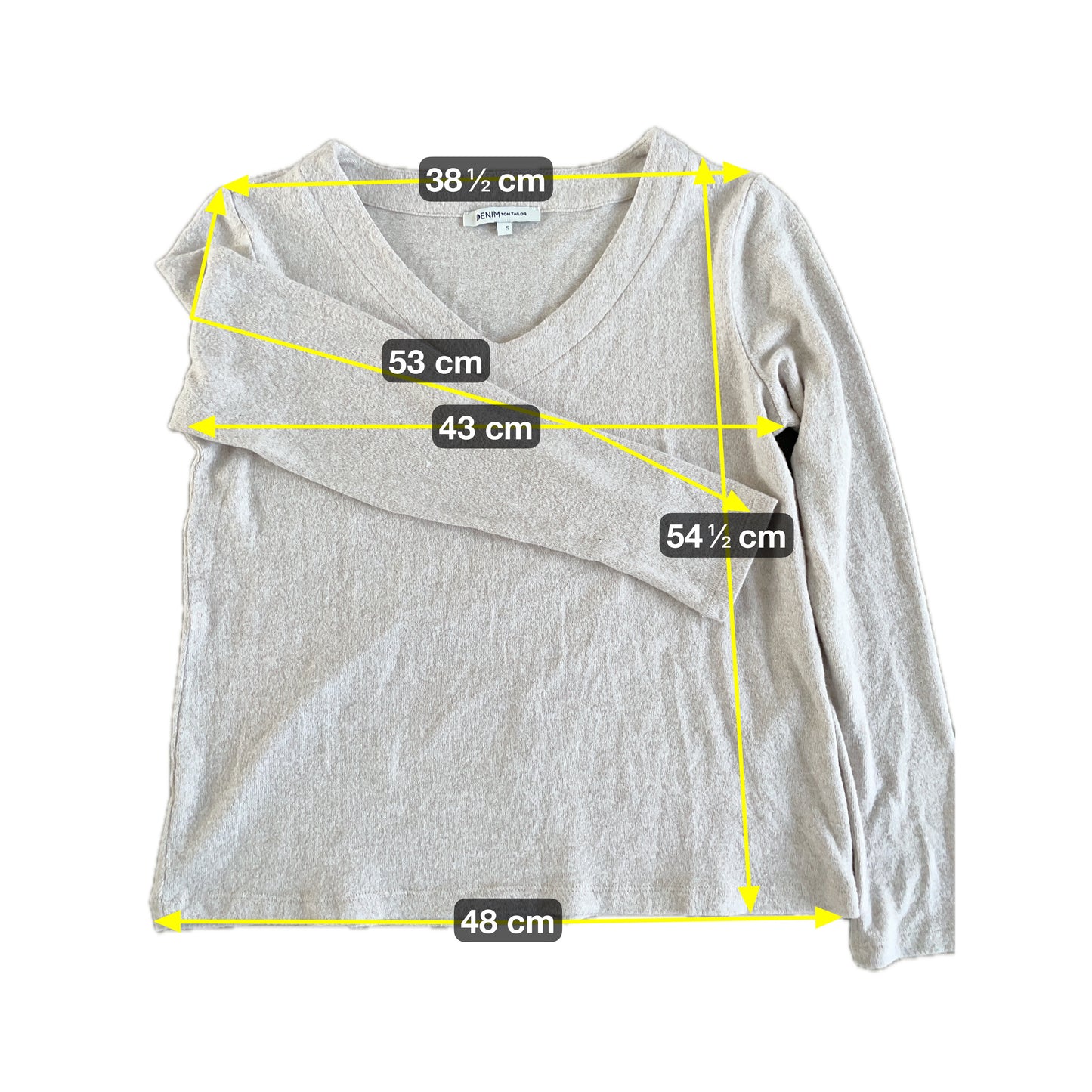 Tom Tailor Damen Pullover Gr S Farbe beige