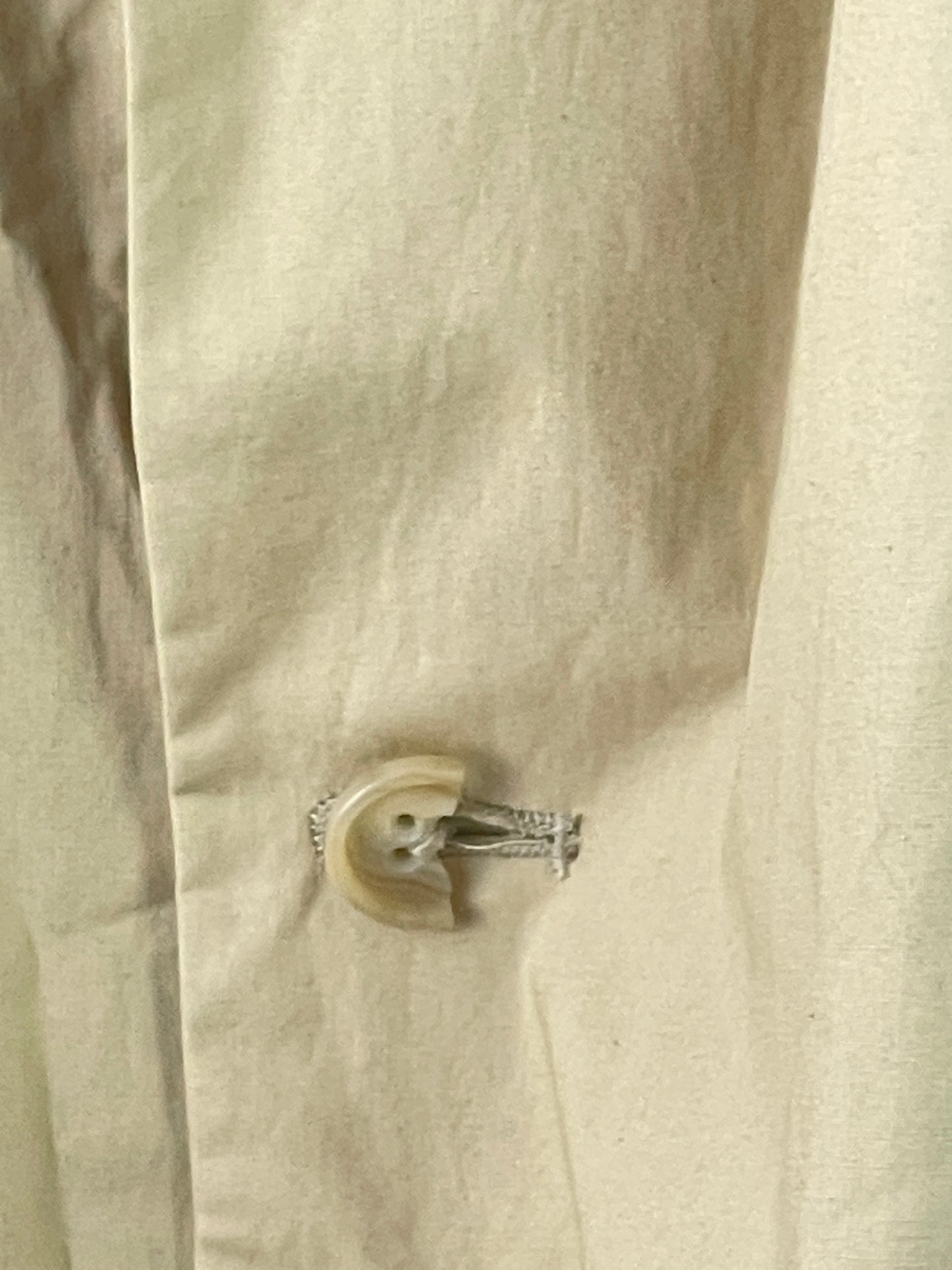 S.Oliver Herren Mantel Gr XL Farbe creme