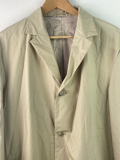 S.Oliver Herren Mantel Gr XL Farbe creme