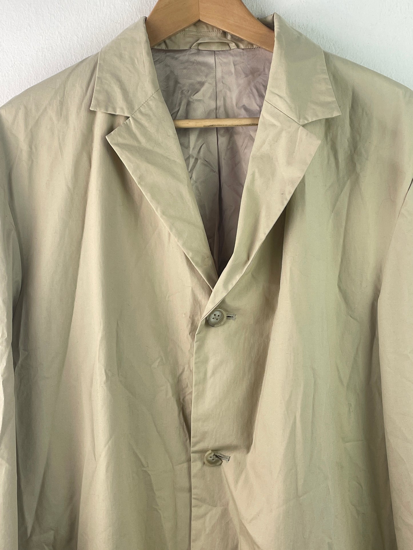 S.Oliver Herren Mantel Gr XL Farbe creme