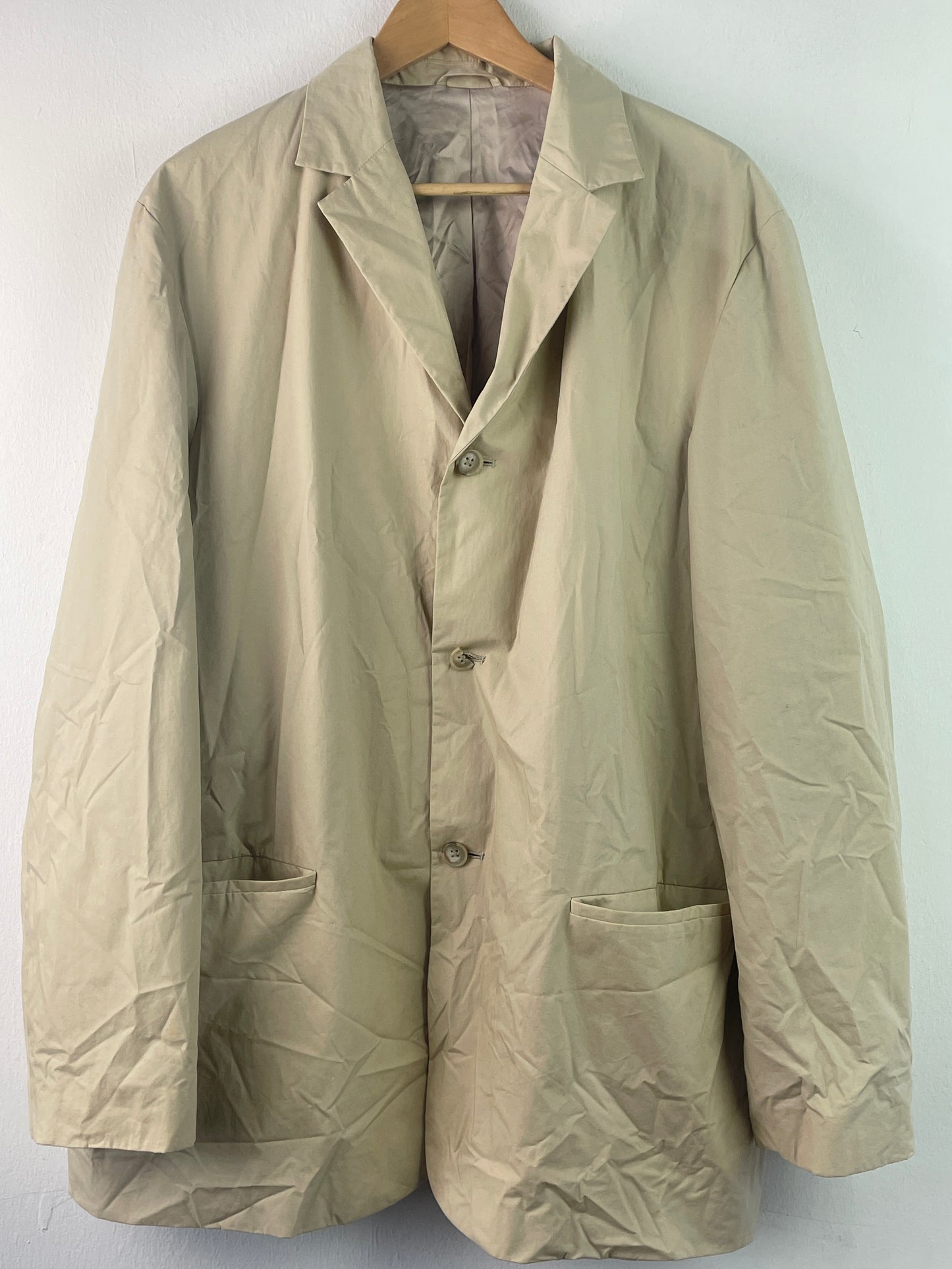 S.Oliver Herren Mantel Gr XL Farbe creme