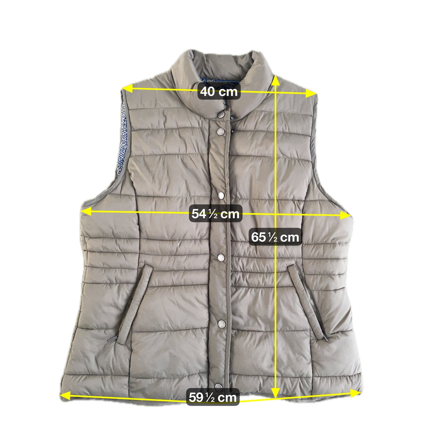 Mark Adam Damen Weste Gr L Farbe grün