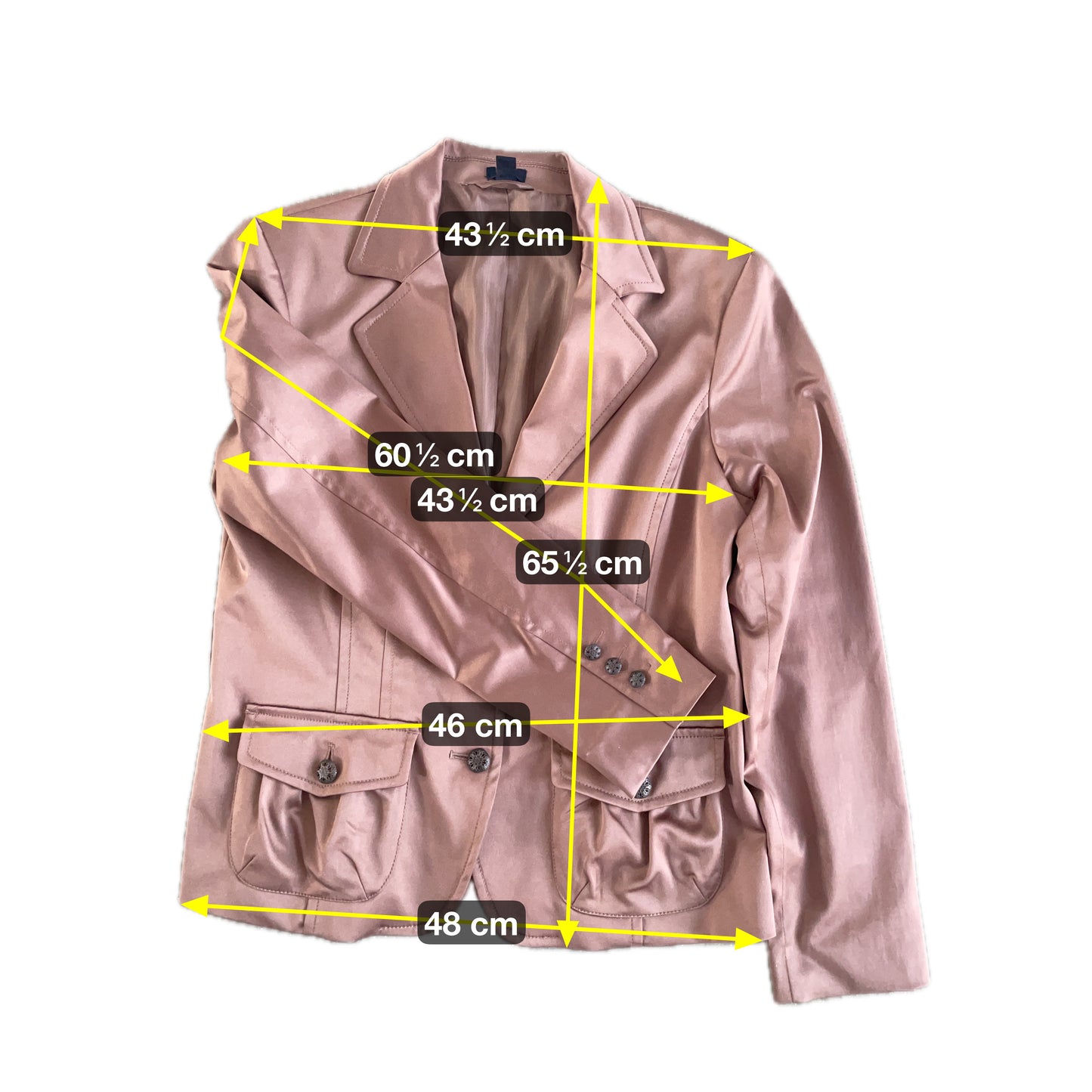 Vintage Damen Jacke Gr XL Farbe braun