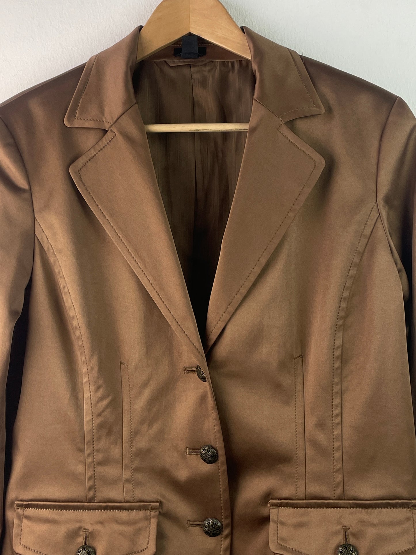 Vintage Damen Jacke Gr XL Farbe braun