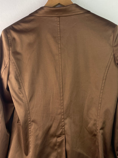 Vintage Damen Jacke Gr XL Farbe braun