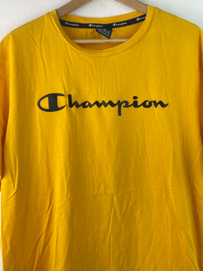 Champion Herren T-Shirt Gr XXL Farbe gelb